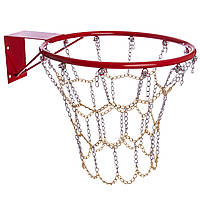 Сетка баскетбольная цепь сетка для баскетбольного кольца стальная SP-Sport 0814 длина 40см