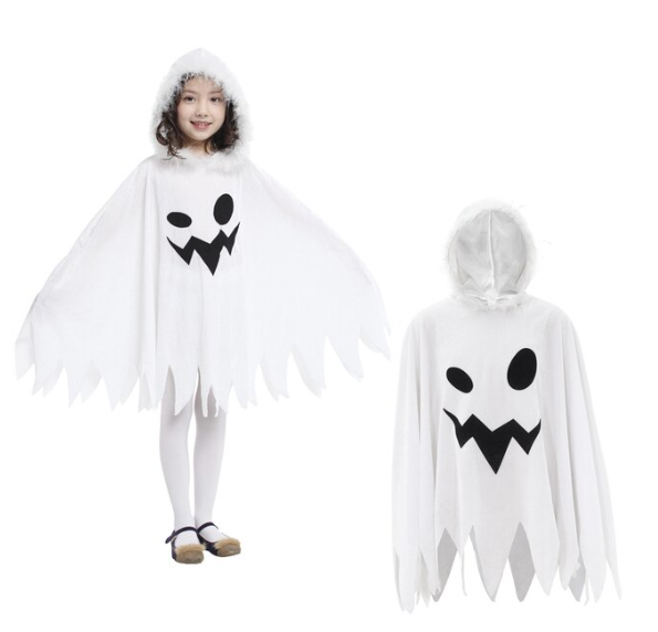 Детский карнавальный костюм призрак на девочку ABC M (4-6 лет) - фото 4 - id-p1924550512
