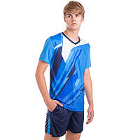 Мужская волейбольная форма Lingo LD-P811-1 (рост 160-190 см, голубой)