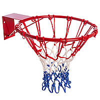 Сетка баскетбольная сетка для баскетбольного кольца SP-Sport 2603P 2 сетки в комплекте White-Red-Blue