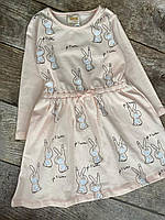 Детское платье Зайчата на возраст 2-3 года