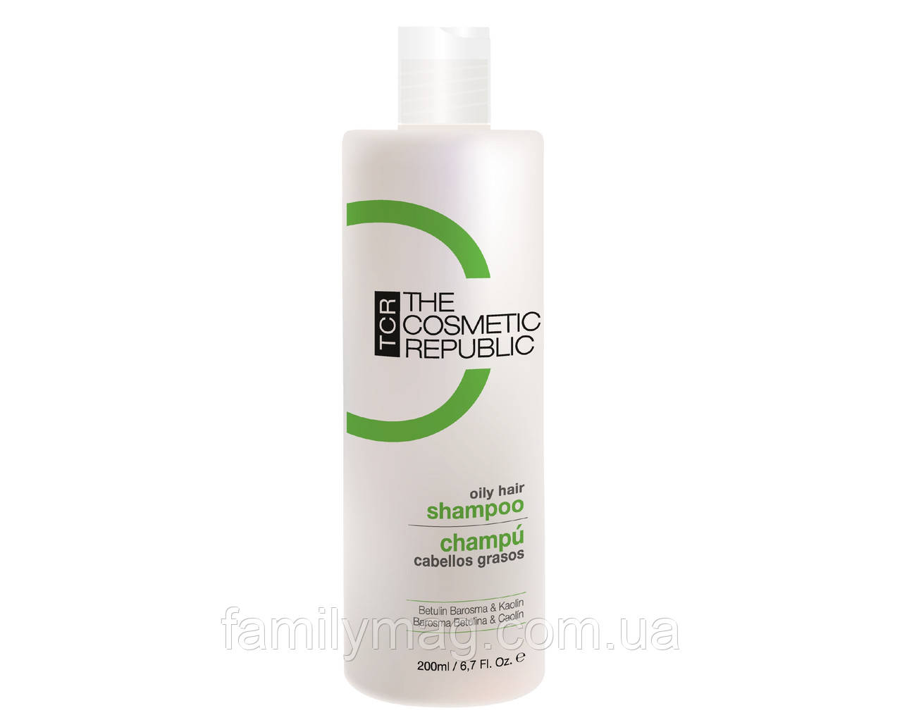 Шампунь для жирного та комбінованого волосся  Oily Hair Shampoo The Cosmetic Republic 200 мл