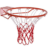Сетка баскетбольная сетка для баскетбольного кольца SP-Sport 6137 2 сетки в комплекте White-Red