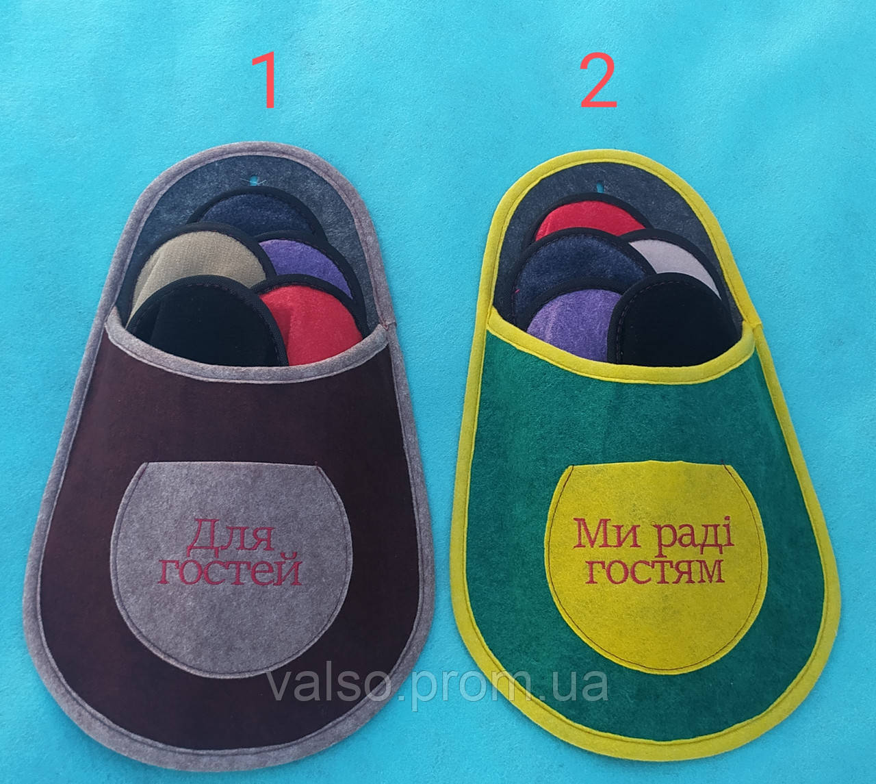 Набор гостевых тапочек 5 в 1 Гостевой набор тапочек 5в1 Тапочки для ...