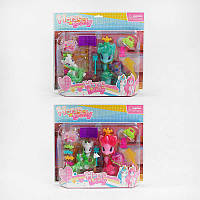 Набір поні "My Little Pony", 2 іграшки, аксесуари, на листі 32*28см (48шт/2)