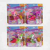 Поні, 4 види, аксесуари, листі 26*23см (80шт/2)