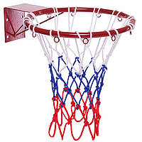 Сетка баскетбольная сетка для баскетбольного кольца SP-Sport 7550 2 сетки в комплекте White-Red-Blue