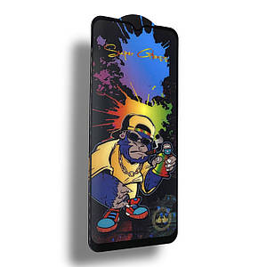 Захисне скло DK Full Glue 3D Monkey для Samsung Galaxy A14 / A14 5G (A145 / A146) (black)