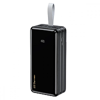 Power bank REMAX RPP-173 PD20W+QC3.0 (22.5W) 60000 mAh портативна батарея повербанк 4xUSB з ліхтариком Black