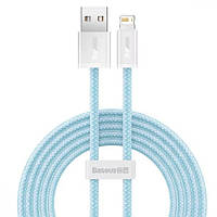 Кабель Baseus USB - Lightning 2.4А 2метра Dynamic Blue CALD000503