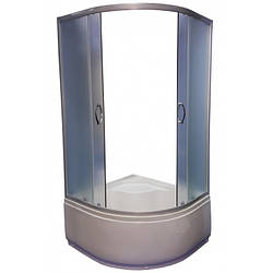 Душова кабіна GM-6022 90x90x190 матове скло(грейп) глибокий піддон