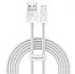Кабель Baseus DynamicUSB - Lightning 2м Fast Charging CALD000502 White, фото 2