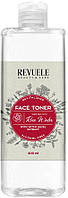 Восстанавливающий тоник для лица REVUELE Hydrating Face Toner с розовой водой 400 мл