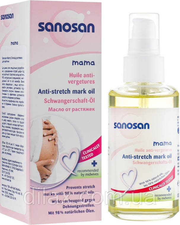 Олія від розтяжок для вагітних — Sanosan Mama Anti-Stretch Mark Oil (586947-2)