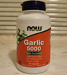 Часник Now Foods Garlic 5000 90 таблеток