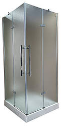 Душова кабіна Diamond Premium DP-001.1 90x90x210 матове скло мілкий квадратний піддон
