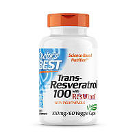 Trans-Resveratrol 100 mg Doctor's Best, 60 капсул