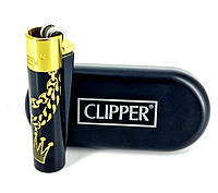 Зажигалка Clipper металл - King