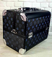 Б'юті кейс алюмінієвий із висувними полицями та ключем бренд валіза майстра