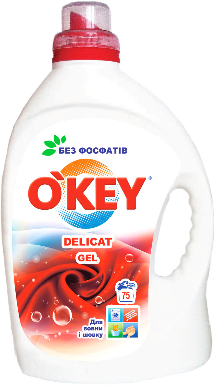 Гель для прання O'KEY Delicat 3л (4820049381849)