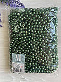 Бусини Перлини на нитці " Люкс " 8 мм   смарагдові  500 грамів