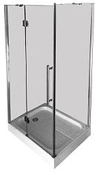 Душова кабіна Diamond Premium DP-004 120x80x210 прозоре скло, прямокутна мілкий піддон