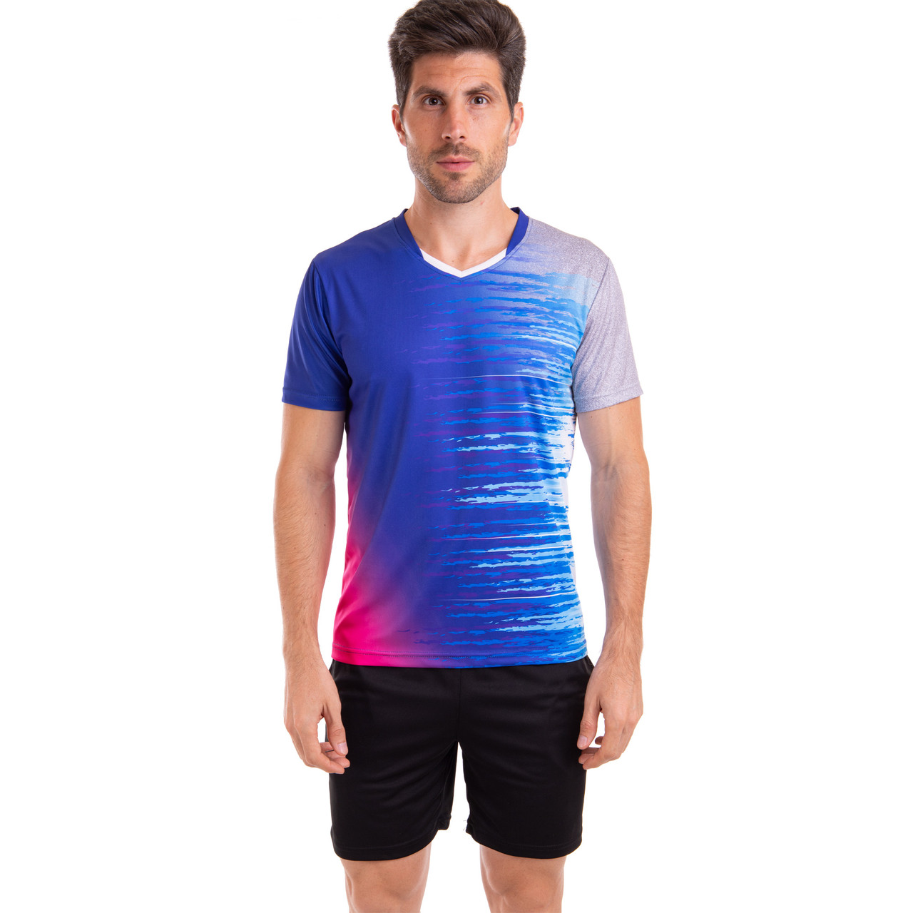 Чоловіча волейбольна форма Lingo LD-3803-1 (зріст 160-190 см, синій), фото 1