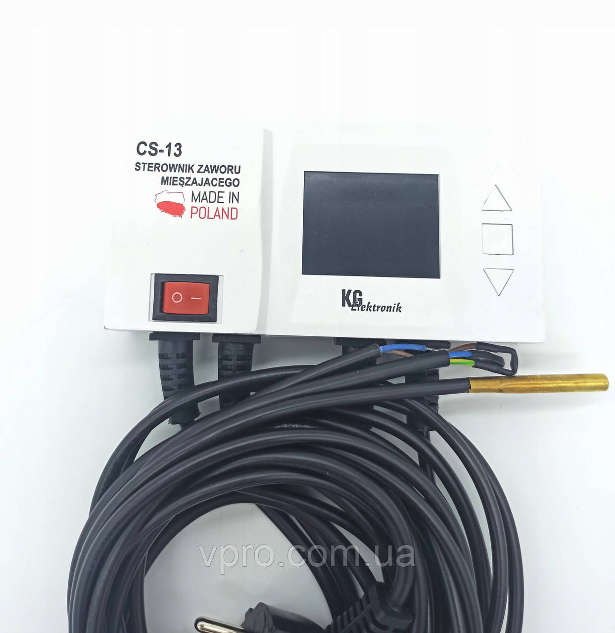 KG Elektronik CS-13 для управління триходового клапана