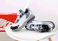 Мужские кроссовки Travis Scott X Nike Air Max 270 React Gray (Серые) Обувь Найк Аир Макс 270 текстиль нубук