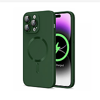 Чохол із MagSafe Cosmic Frame MagSafe Color Apple iPhone 14 Forest Green