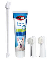 Набор зубная паста+щетка Trixie 2561 для собак