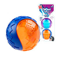 Игрушка для собак GiGwi Ball Два мяча с пищалкой, TPR резина, 6 см (75328)