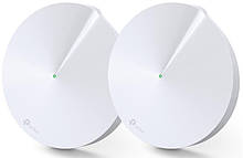 WiFi Mesh система TP-Link Deco M5 2-pack (AC1300, 2xGE LAN/WAN, Bluetooth, MESH, MU-MIMO, 4 антенны, 2-pack)