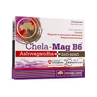 Магний и Витамин B6 Olimp Chela-Mag B6 Ashwagandha + Zen-Szen (30 caps)