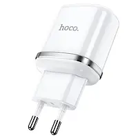 Адаптер питания для телефона Hoco N4 White (2USB/2.4A)