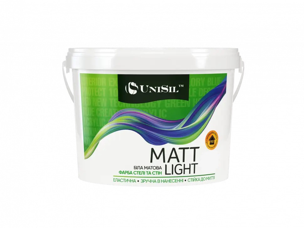 Фарба інтер'єрна Unisil Matt Light, 1,4 кг (1444823668)