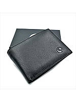 Чоловічий шкіряний гаманець-зажим Weatro 11 х 8 х 2 см Чорний wtro-168-24C PR, код: 7572702