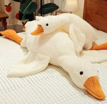 М'яка іграшка-подушка-обнімашка "Гусак" 160см, фото 1