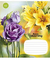 Тетрадь 12 листов в линию Школярик Flower blooming 012-3133L