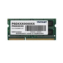 SO-DIMM 4GB/1600 DDR3 1.35В Patriot Signature Line (PSD34G1600L2S)