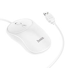 Комп&apos;ютерна миша Hoco GM13 Esteem business wired mouse White