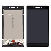 Дисплей для Lenovo Tab 3 TB3-730X із чорним тачскрином