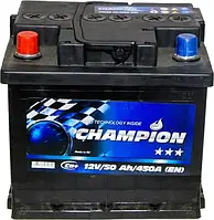 Автомобильный аккумулятор Champion Black 50Ah 450A (1) (CHB50-1)