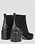 Високі ботильйони жіночі демісезонні чорні натуральна замша Україна ALROMARO — розмір 37 (23,5 см), фото 5