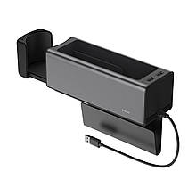 Автомобільний органайзер Baseus Deluxe Metal Armrest Console Organizer(dual USB power supply)Black