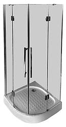 Душова кабіна Diamond Premium DP-005 90x90x210 прозоре скло, мілкий піддон