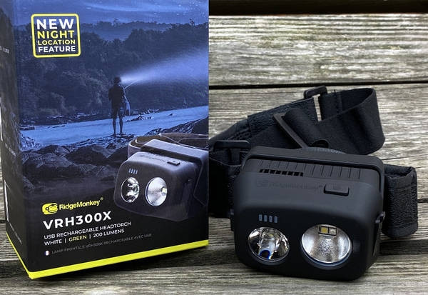 Ліхтар налобний Ridge Monkey VRH300X USB Rechargeable Headtorch