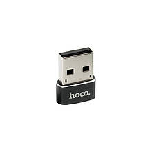 Адаптер перехідник Hoco UA6 USB -> Type-C Black