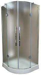 Душова кабіна Diamond Premium DP-005.1 90x90x210 матове скло, мілкий піддон