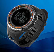 Спортивні годинник SunRoad FR801B – водозахист 5АТМ, барометр, альтиметр, термометр, компас, крокомір. Помаранчевий